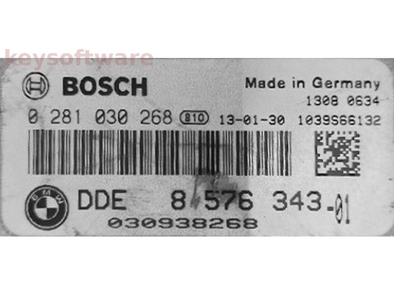 ECU Bmw 320D DDE8576343 0281030268 EDC17C50