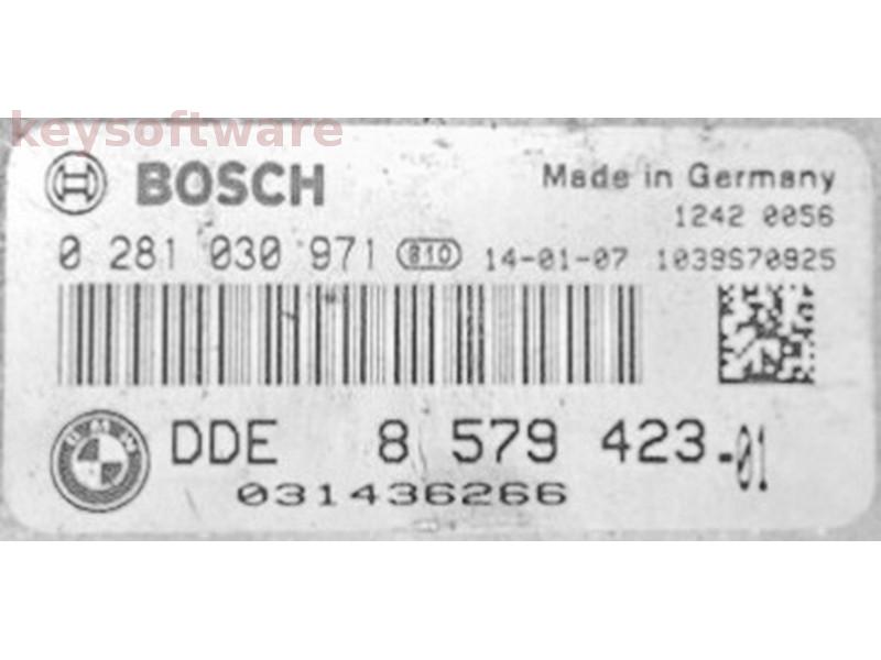 ECU Bmw 2.0D DDE8579423 0281030971 EDC17C50 {