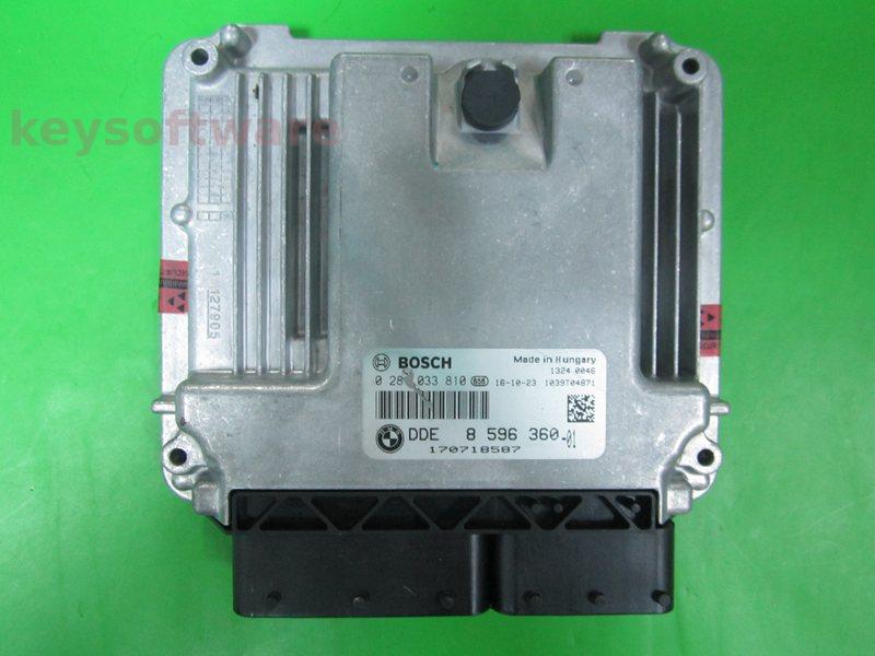 ECU Bmw 525D DDE8596360 0281033810 EDC17C50