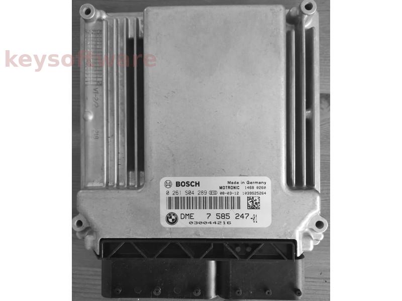 ECU Bmw 120 DME7585247 0261S04289 MEV17.2.1 {