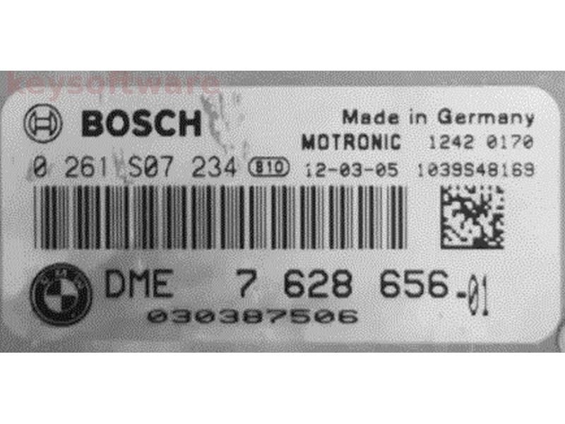 ECU Bmw X1 2.0 DME7628656 0261S07234 MEV17.2.1 {