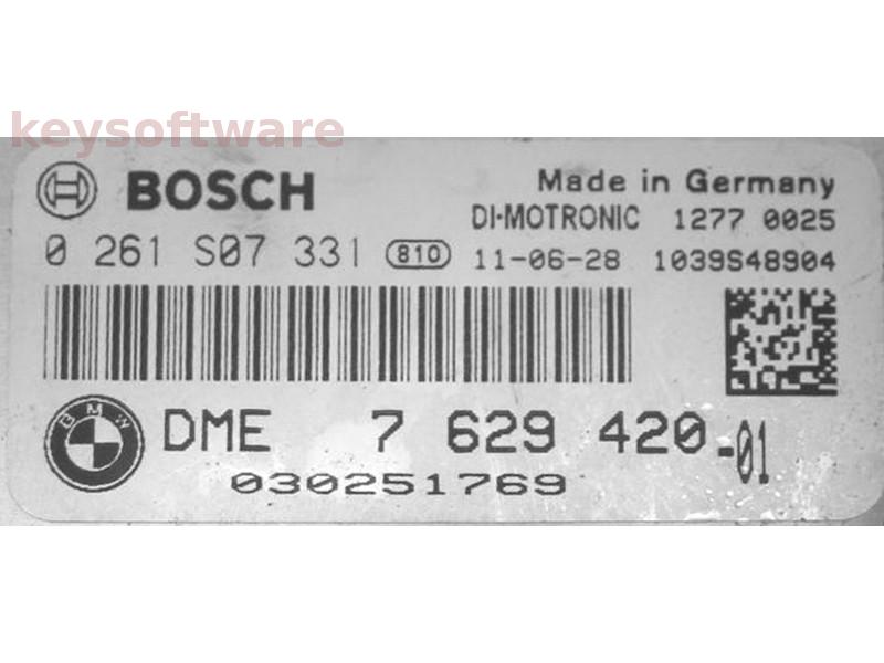 ECU Bmw 535 DME7629420 0261S07331 MEVD17.2 {