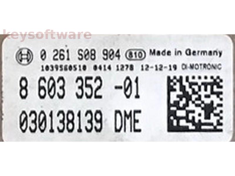 ECU Bmw 316i DME8603352 0261S08904 MEVD17.2.5