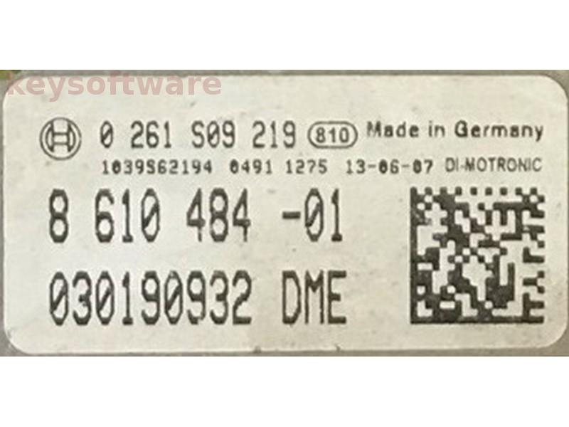 ECU Bmw 316 DME8610484 0261S09219 MEVD17.2.5