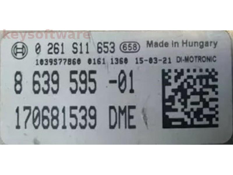 ECU Bmw 320 DME8639595 0261S11653 MEVD17.2.9