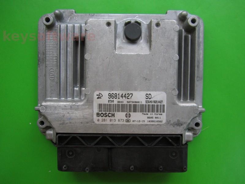 ECU Chevrolet Captiva 2.0CDTI 96814427 0281013873 EDC16C39+
