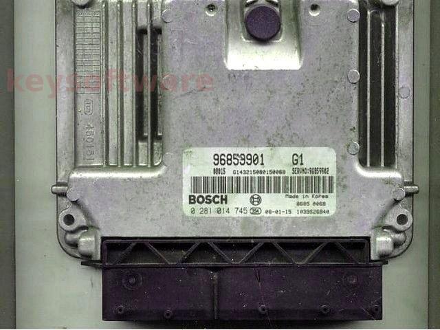 ECU Chevrolet Epica 2.0CDTI 96859901 0281014745 EDC16C39