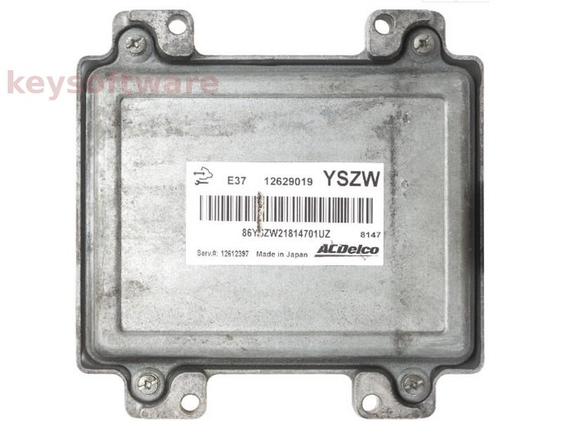 ECU Chevrolet Captiva 2.2 12629019 12612397 YSZW ACDELCO E37 {