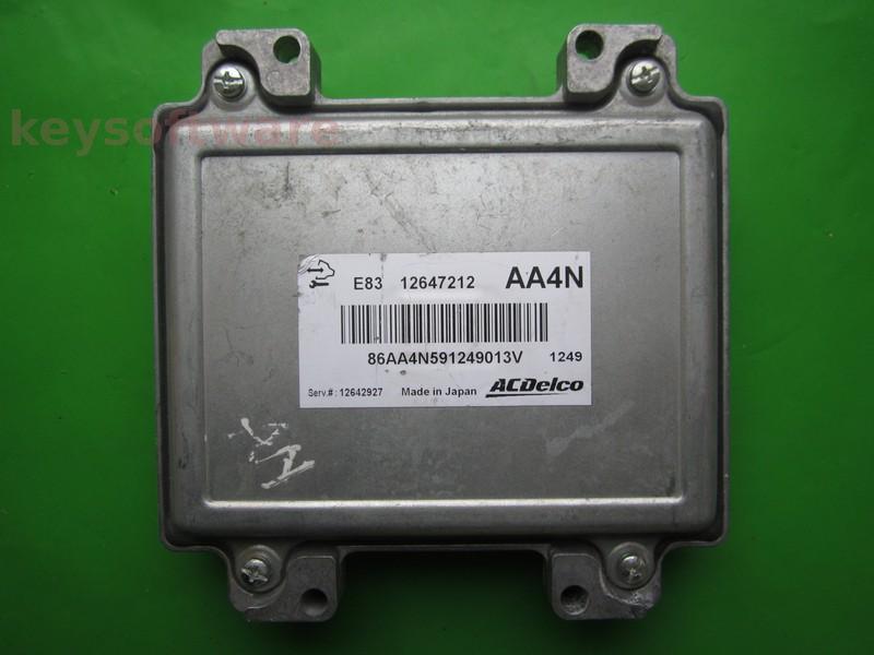 ECU Opel Astra J 1.4 12647212 AA4N ACDELCO E83