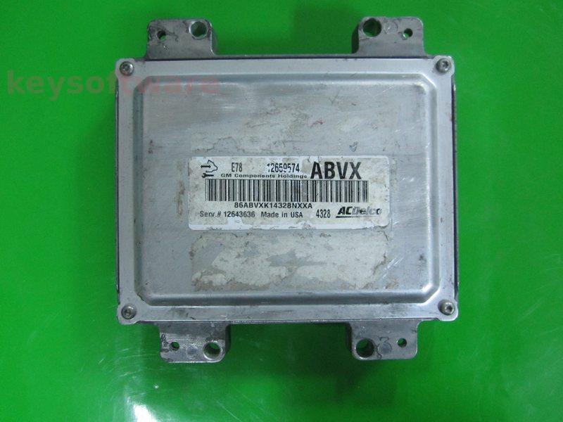 ECU Chevrolet Spark 1.4 12659574 ABVX ACDELCO E78