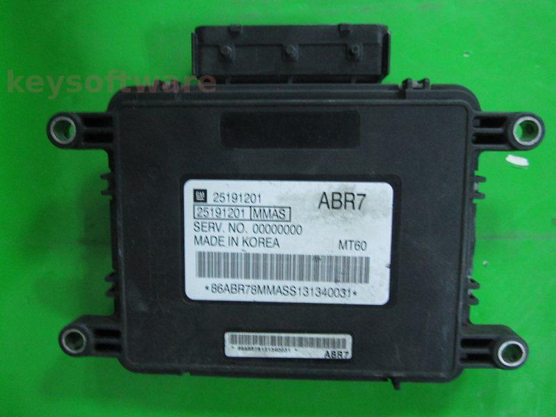 ECU Chevrolet Spark 1.0 25191201 ABR7 MT60