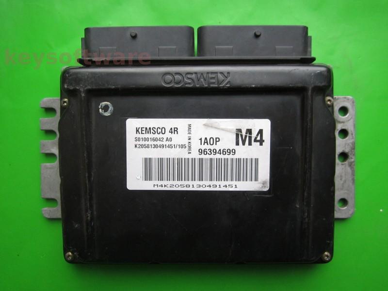 ECU Chevrolet Lacetti 1.6 96394699 S010016042A0 1AOP KEMSCO 4R