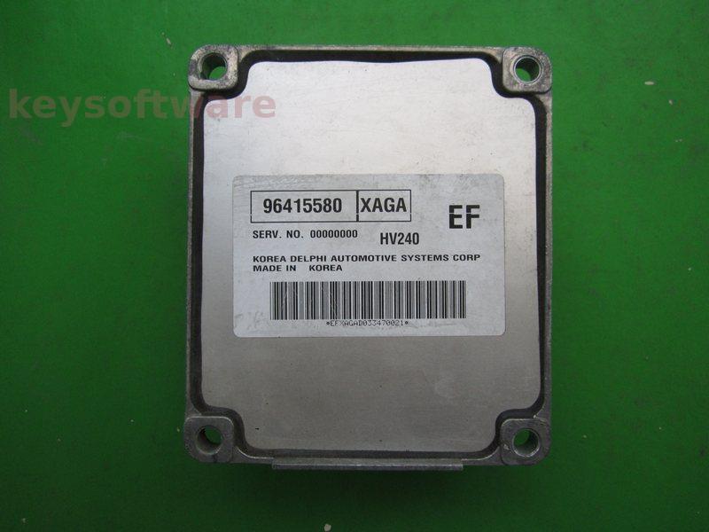 ECU Chevrolet Kalos 1.4 96415580 XAGA HV240