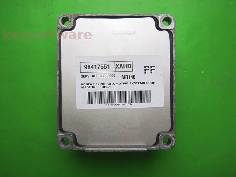 ECU Chevrolet Kalos 1.4 96417551 XAHD PF MR140