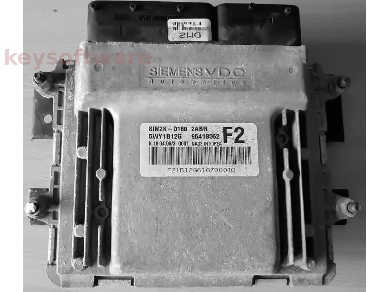 ECU Chevrolet Epica 2.0 96418362 5WY1B12G SIM2K-D160 {