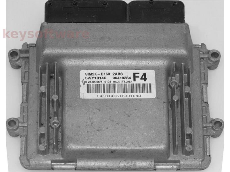 ECU Chevrolet Epica 2.0 96418364 5WY1B14G SIM2K-D160 {