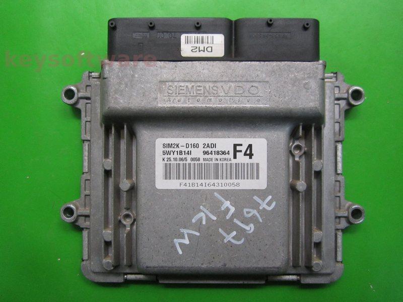 ECU Chevrolet Epica 2.0 96418364 5WY1B14I SIM2K-D160