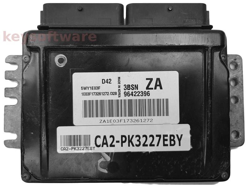 ECU Chevrolet Lacetti 1.6 96422396 5WY1E03F ZA Sirius D42 {