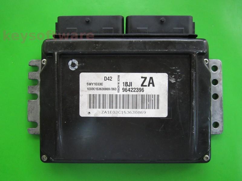 ECU Chevrolet Lacetti 1.6 96422396 5WY1E03C ZA Sirius D42 {
