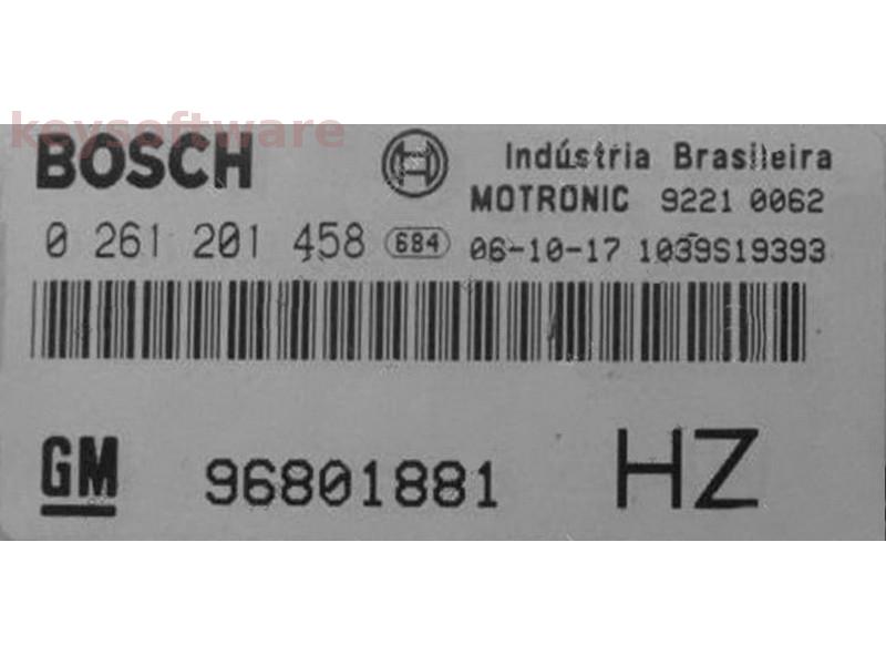 ECU Chevrolet Captiva 2.4 96801881 0261201458 ME7.9.9 {