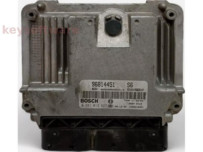 ECU Chevrolet Epica 2.0CDTI 96814451 0281013627 EDC16C39 {