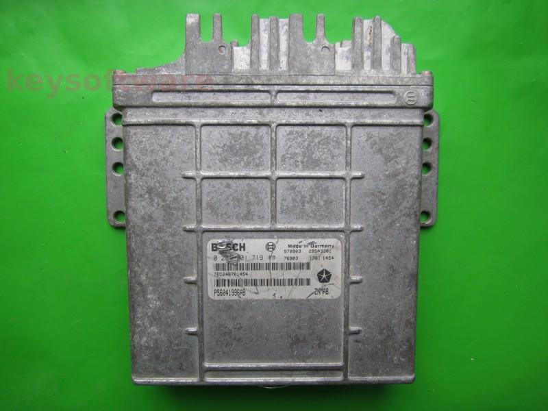 ECU Chrysler Voyager 2.5TDI P56041996AB 0281001719 MSA15.5