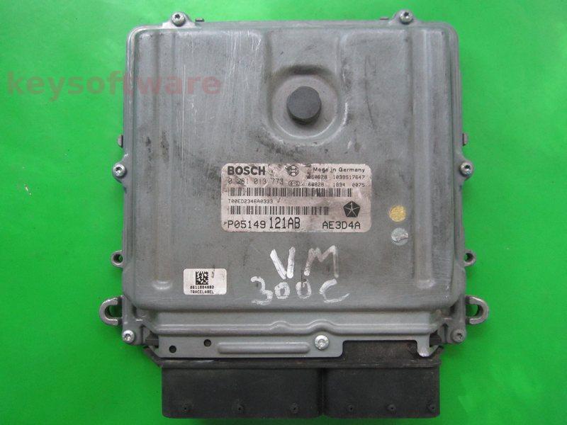 ECU Chrysler 300C 3.0CRD P05149121AB 0281013773 EDC16CP31