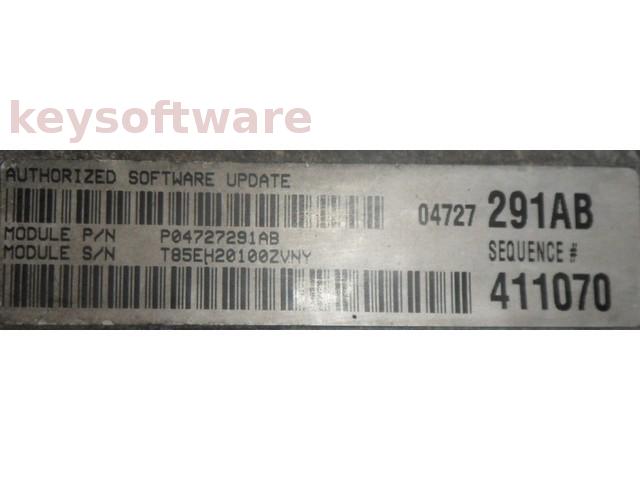 ECU Chrysler Voyager 3.3 P04727291AB 411070 {