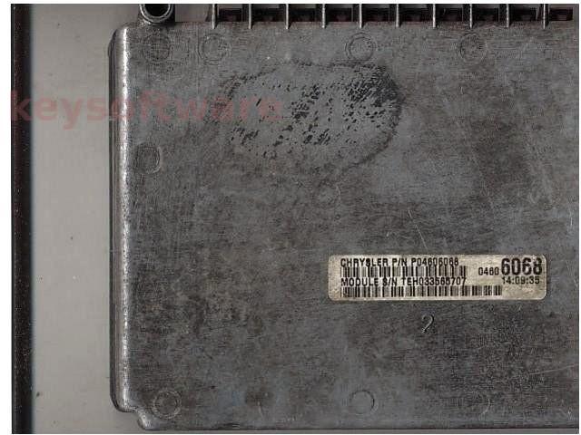ECU Chrysler Stratus 2.5 P04606068 TEH033565707