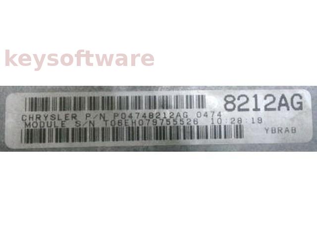 ECU Chrysler Voyager 3.3 P04748212AG YBRAB {