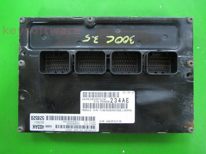 ECU Chrysler 300C 3.5 P04896234AE P04896403AK