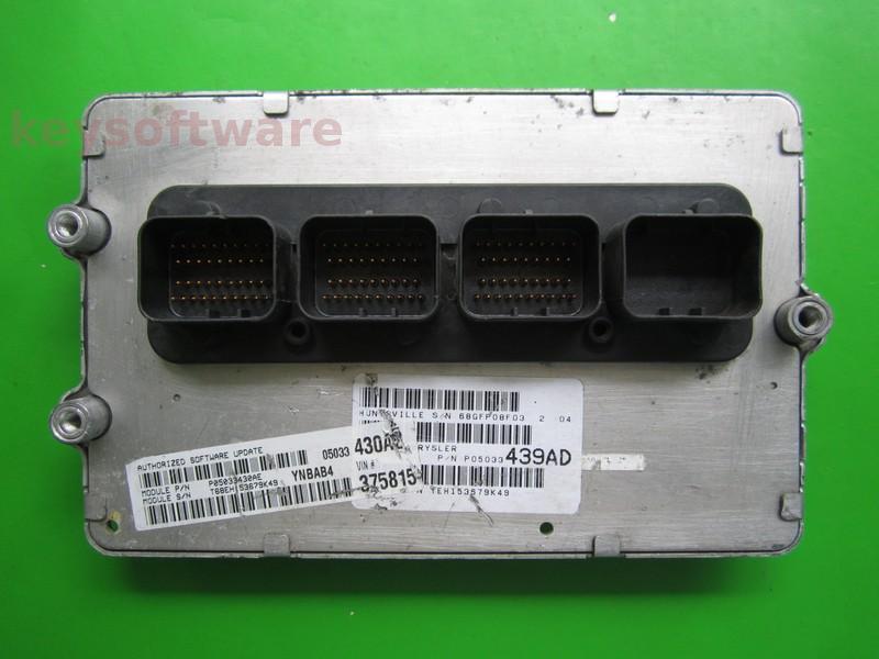 ECU Chrysler PT Cruiser 2.4 P05033430AE 375815