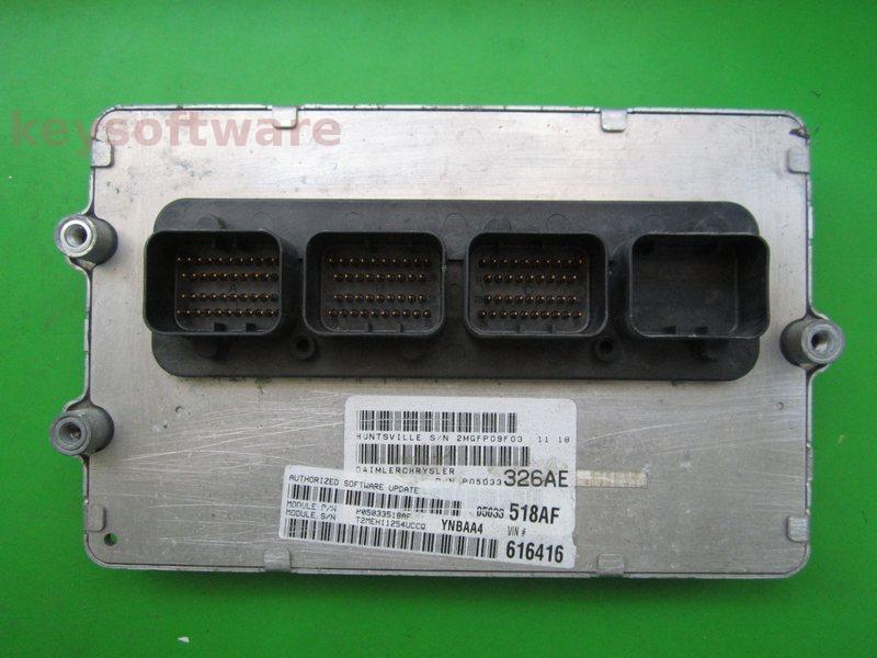 ECU Chrysler PT Cruiser 2.0 P05033518AF P05033326AE