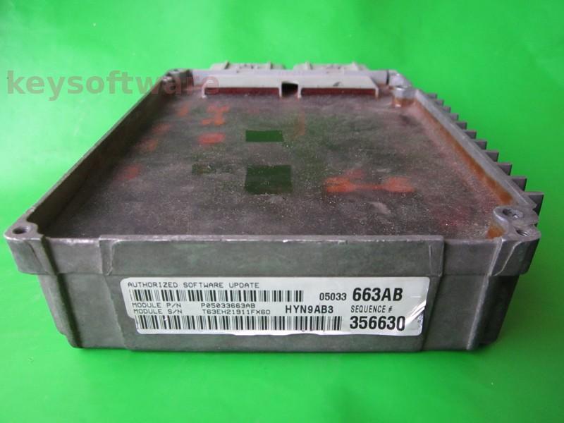 ECU Chrysler PT Cruiser 2.0 P05033663AB 356630