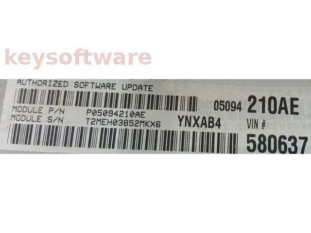 ECU Chrysler PT Cruiser 2.4 P05094210AE 580637 {