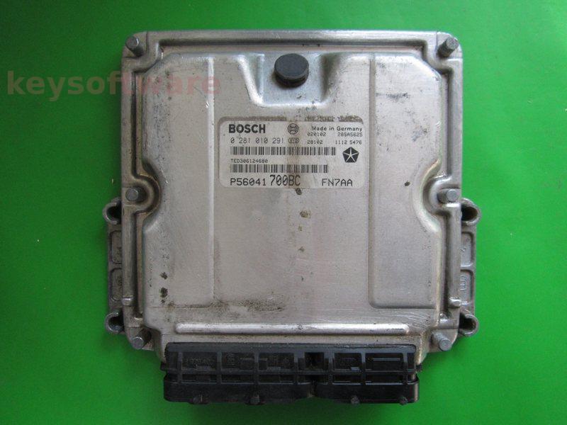 ECU Jeep Grand Cherokee 2.5CRD P56041700BC 0281010291 EDC15C5