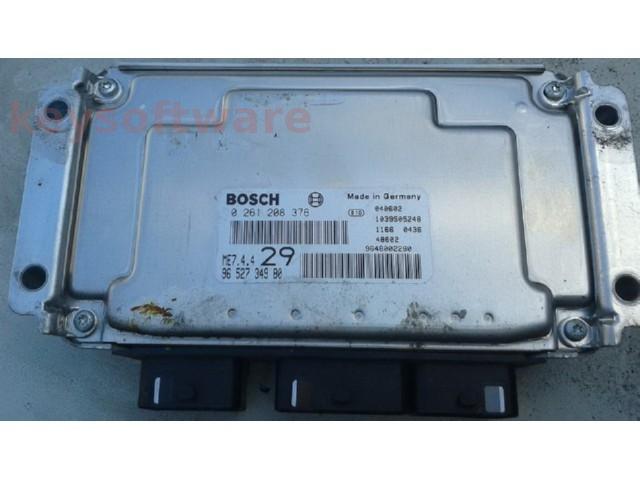 ECU Citroen C2 1.6 9652734980 0261208376 ME7.4.4 {+