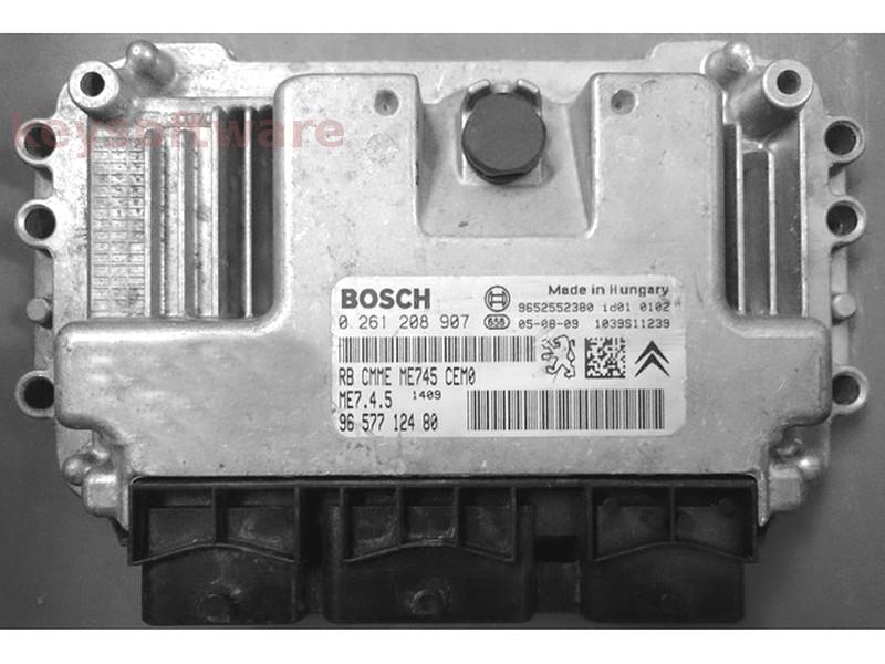 ECU Citroen C2 1.6 9657712480 0261208907 ME7.4.5 { +