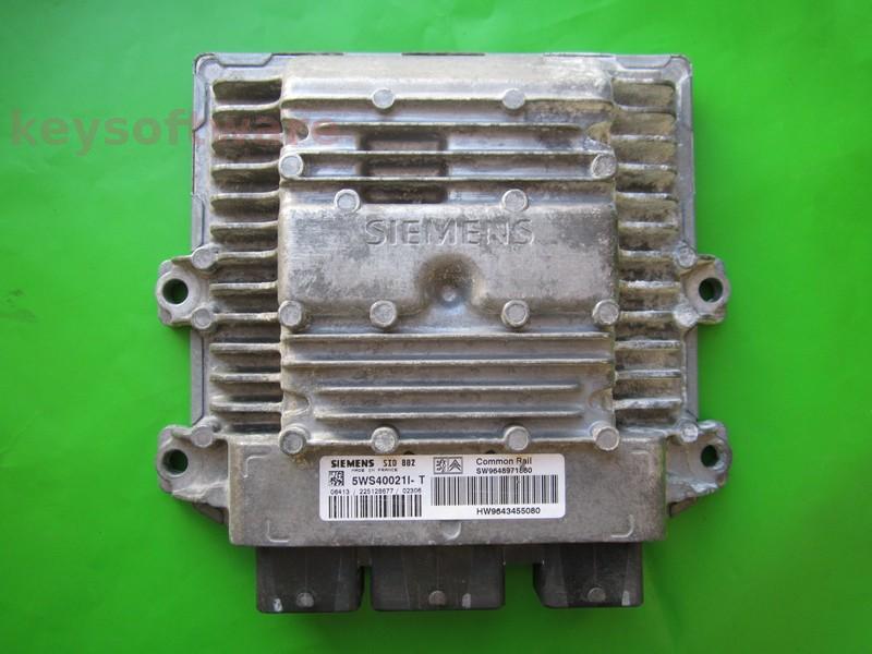 ECU Citroen C3 1.4HDI 9648971880 5WS40021I-T SID802 {