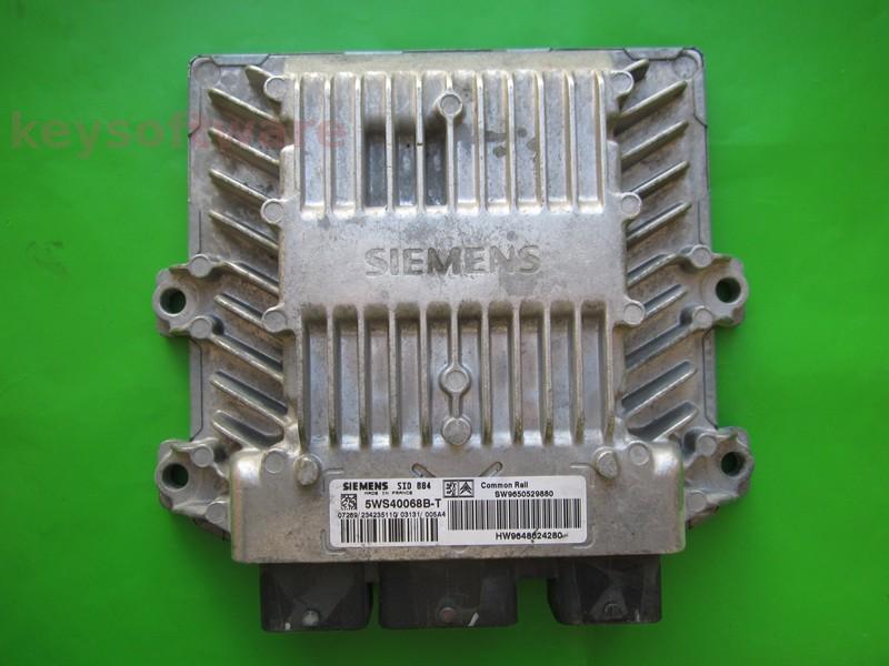 ECU Citroen C3 1.4HDI 9650529880 5WS40068B-T SID804 }