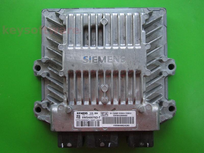 ECU Citroen C2 1.4HDI 9652888680 5WS40075D-T SID804