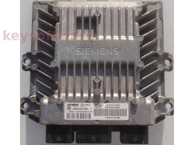 ECU Citroen C3 2.0HDI 9656109980 5WS40106I-T SID801A {