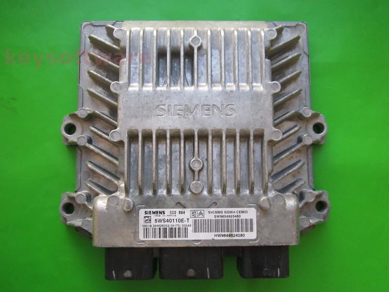 ECU Citroen C3 1.4HDI 9654925480 5WS40110E-T SID804 {+