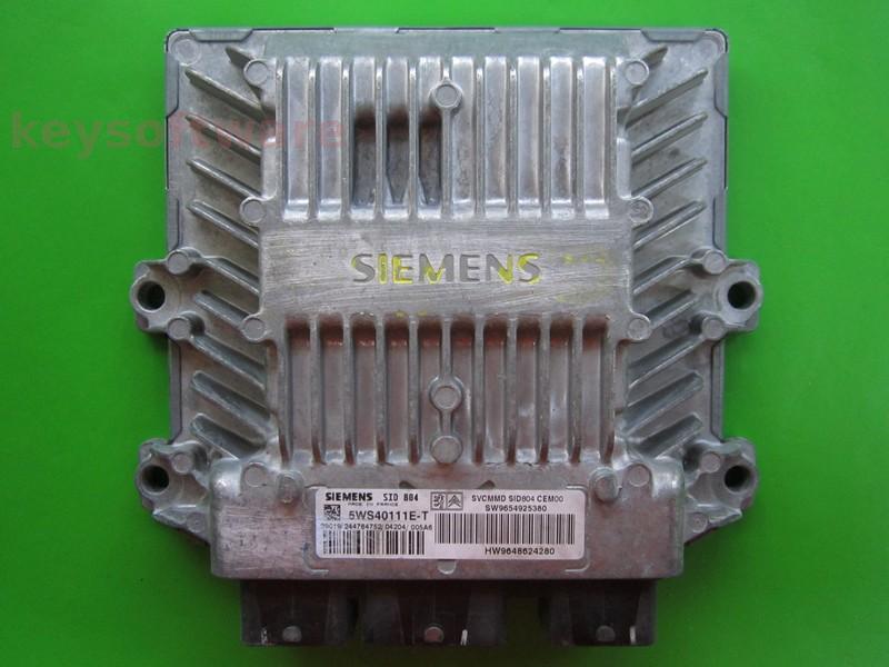 ECU Citroen C2 1.4HDI 9654925380 5WS40111E-T SID804