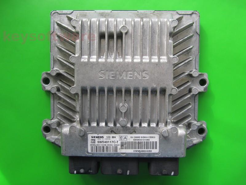 ECU Citroen C3 2.0HDI 9655151080 5WS40117C-T SID804