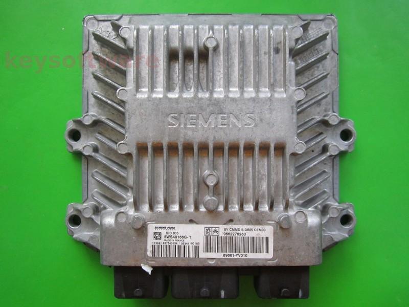 ECU Citroen C1 1.4HDI 9662276280 5WS40168G-T SID805