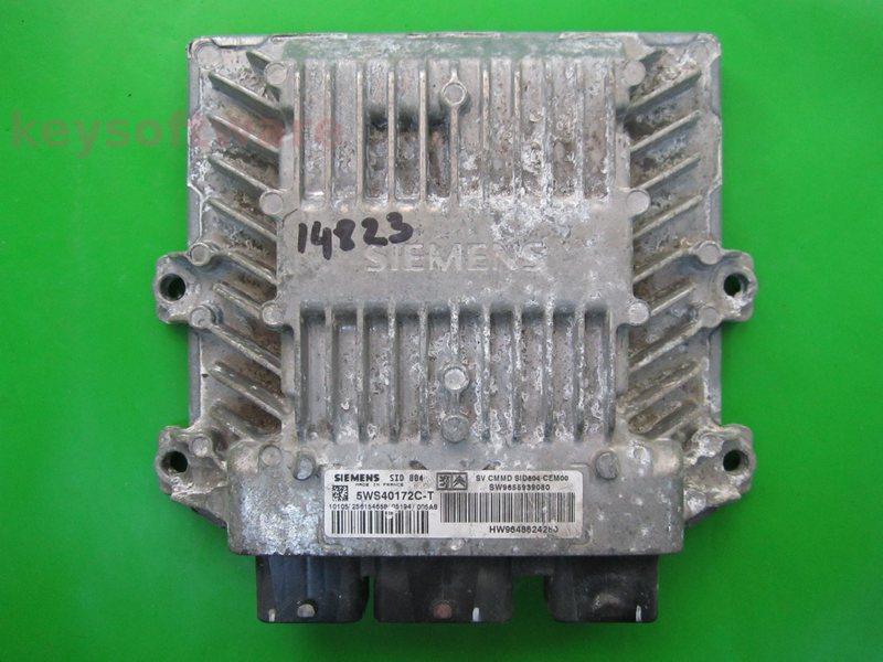 ECU Citroen C3 1.4HDI 9655939080 5WS40172C-T SID804