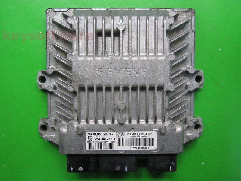 ECU Citroen C3 1.4HDI 9655939180 5WS40173B-T SID804