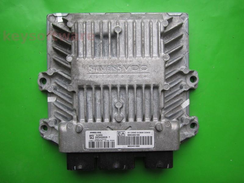 ECU Citroen C2 1.4HDI 9653451880 5WS40285E-T SID806 {