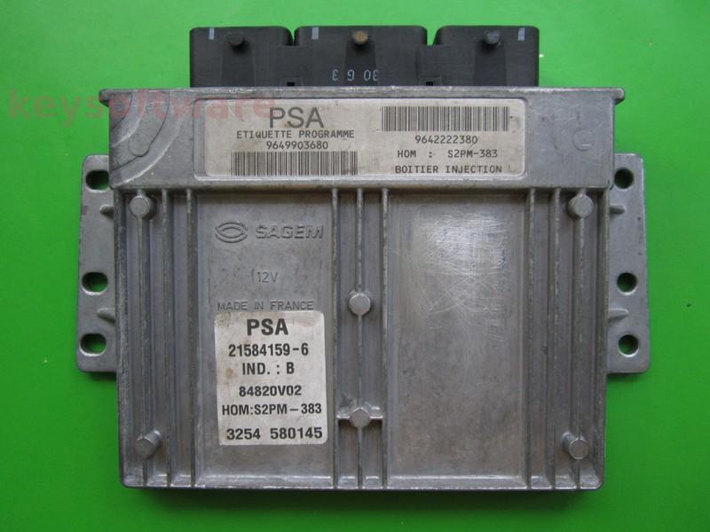ECU Citroen C3 1.4 9649903680 21584159 S2PM-383
